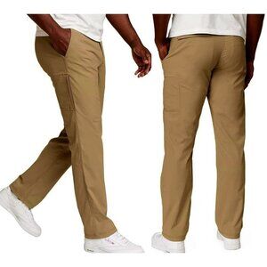 Eddie Bauer Travex Straight Leg Hiking Pants Khaki Beige Men's Size 34X30
